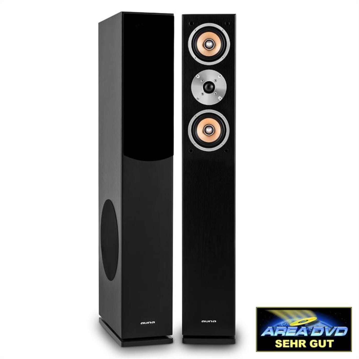 LINE 501 FS BK чифт пасивни настолни тонколони във формата на кула 280W черни