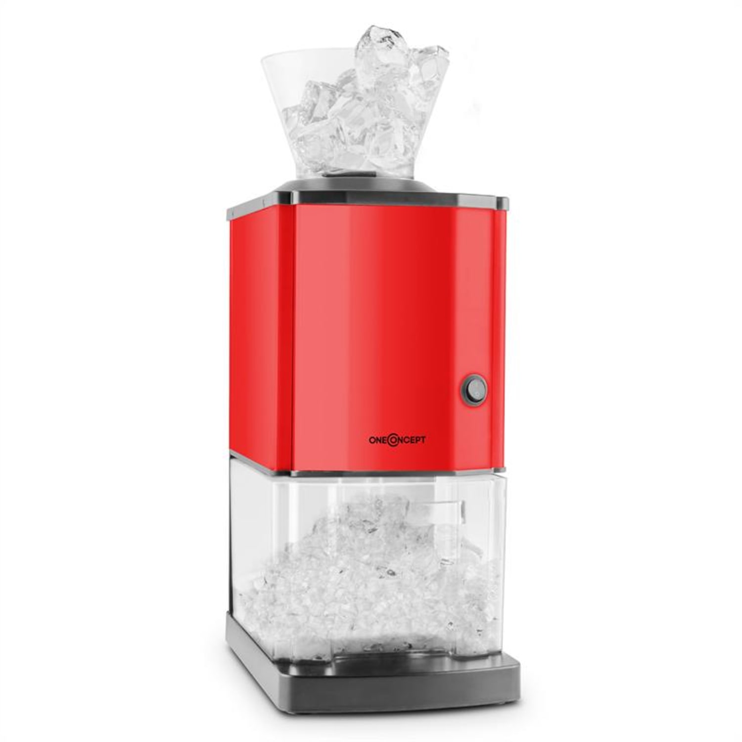 Icebreaker Ice Crusher 15kg/h 3,5 Liter Eisbehälter Edelstahl rot