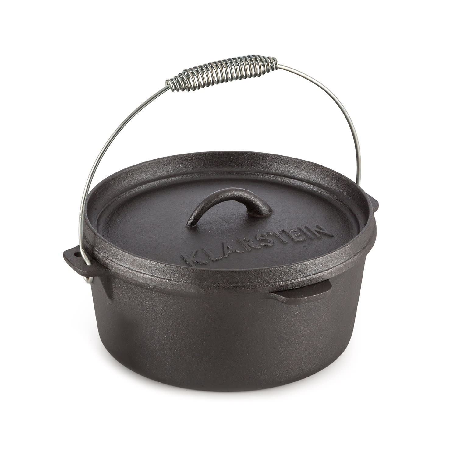 Hotrod 45, Črn, Lit Lonec, Barbecue Lonec, 4,5 Qt/4 Litri, Lito Železo
