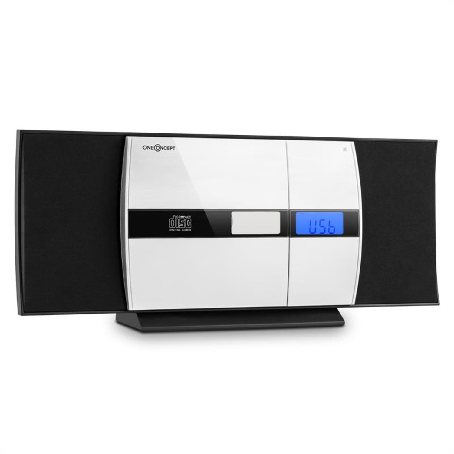 V-15, čierny, stereo systém, CD, USB, MP3, FM, AUX, budík