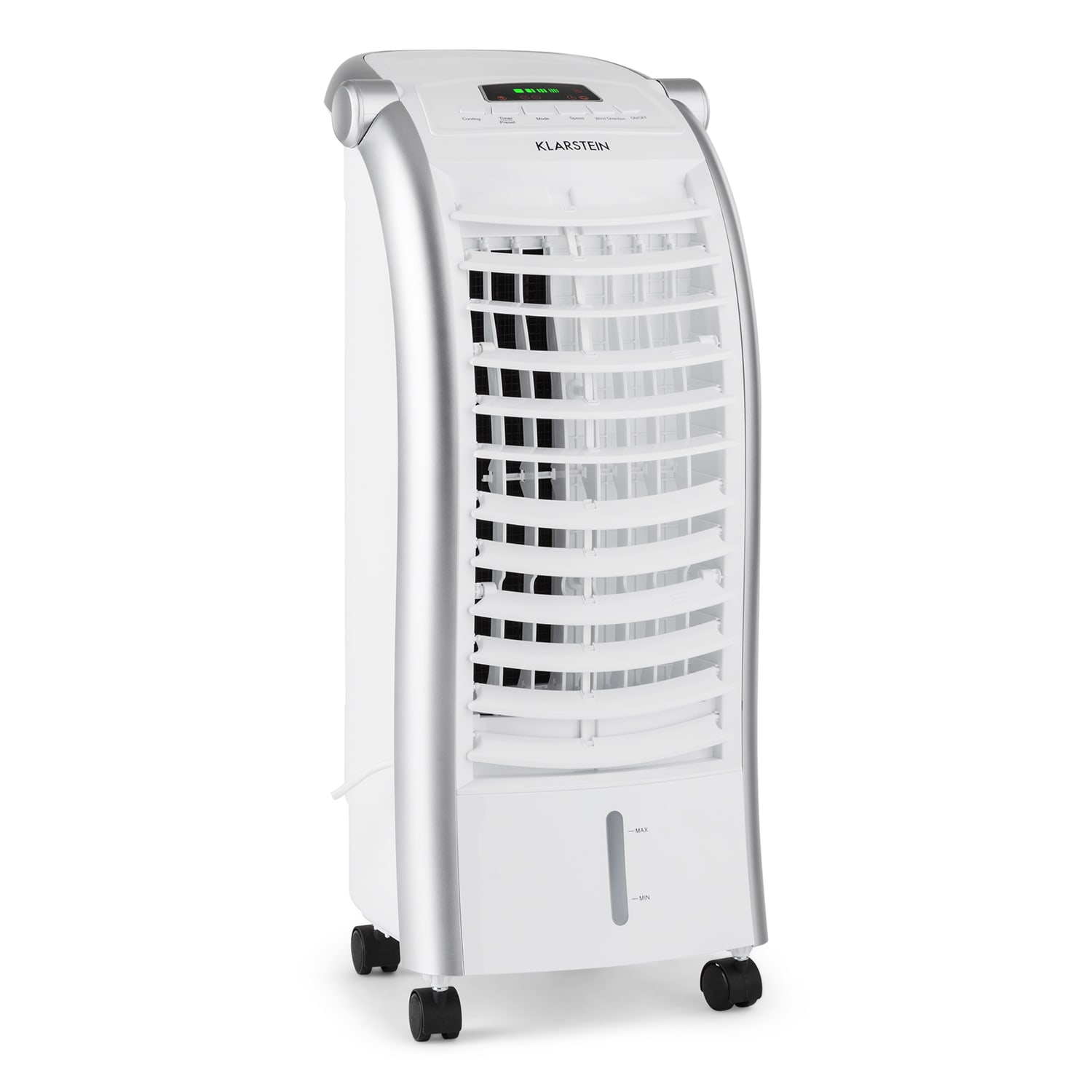Maxfresh Ventilator Luftkühler Luftbefeuchter 4-in-1-Funktion Oszillation 6L-Wassertank 55W Timer-Funktion