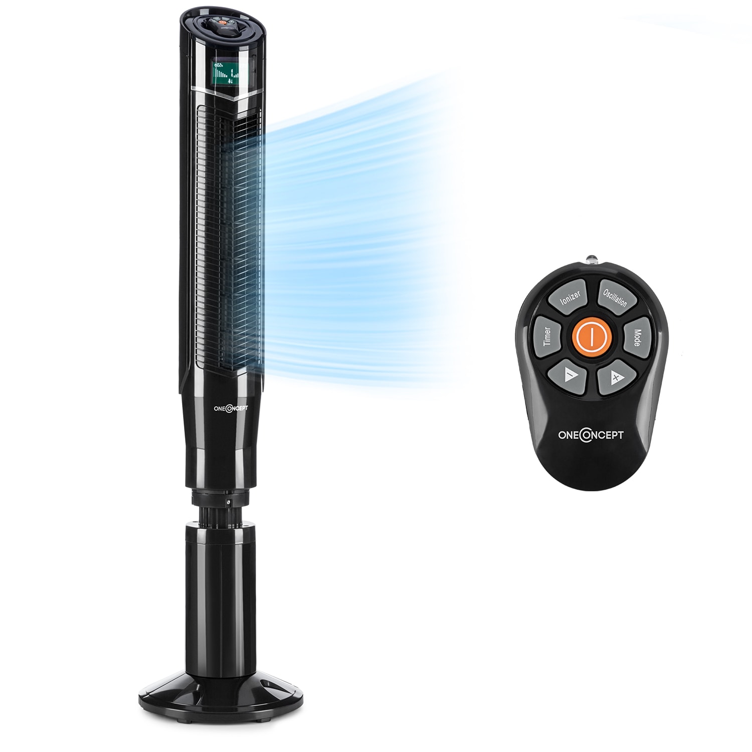 Northpeak ventilateur tour hauteur réglable 44 W minuterie télécommande