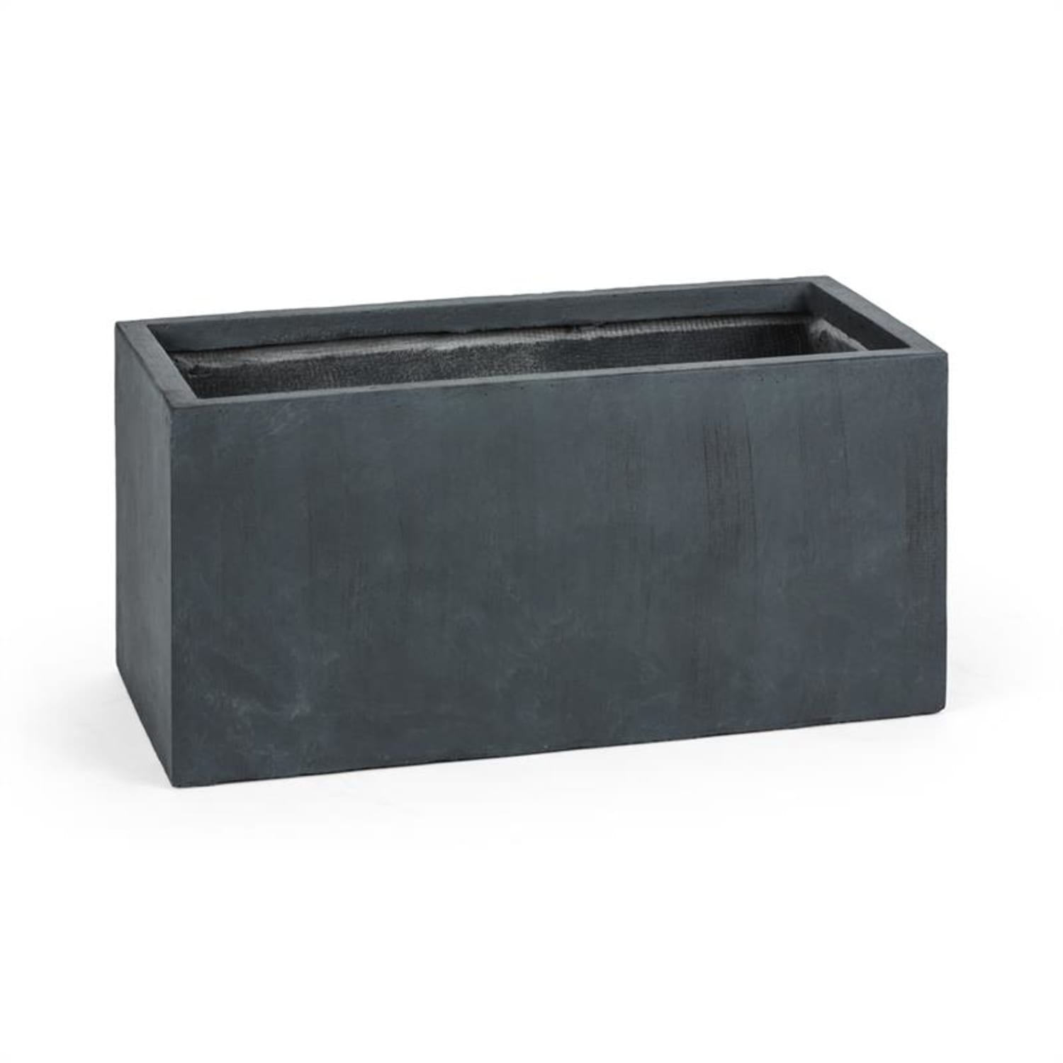 Solidflor Cubo para plantas Maceta 79,5x38x38 cm antracita