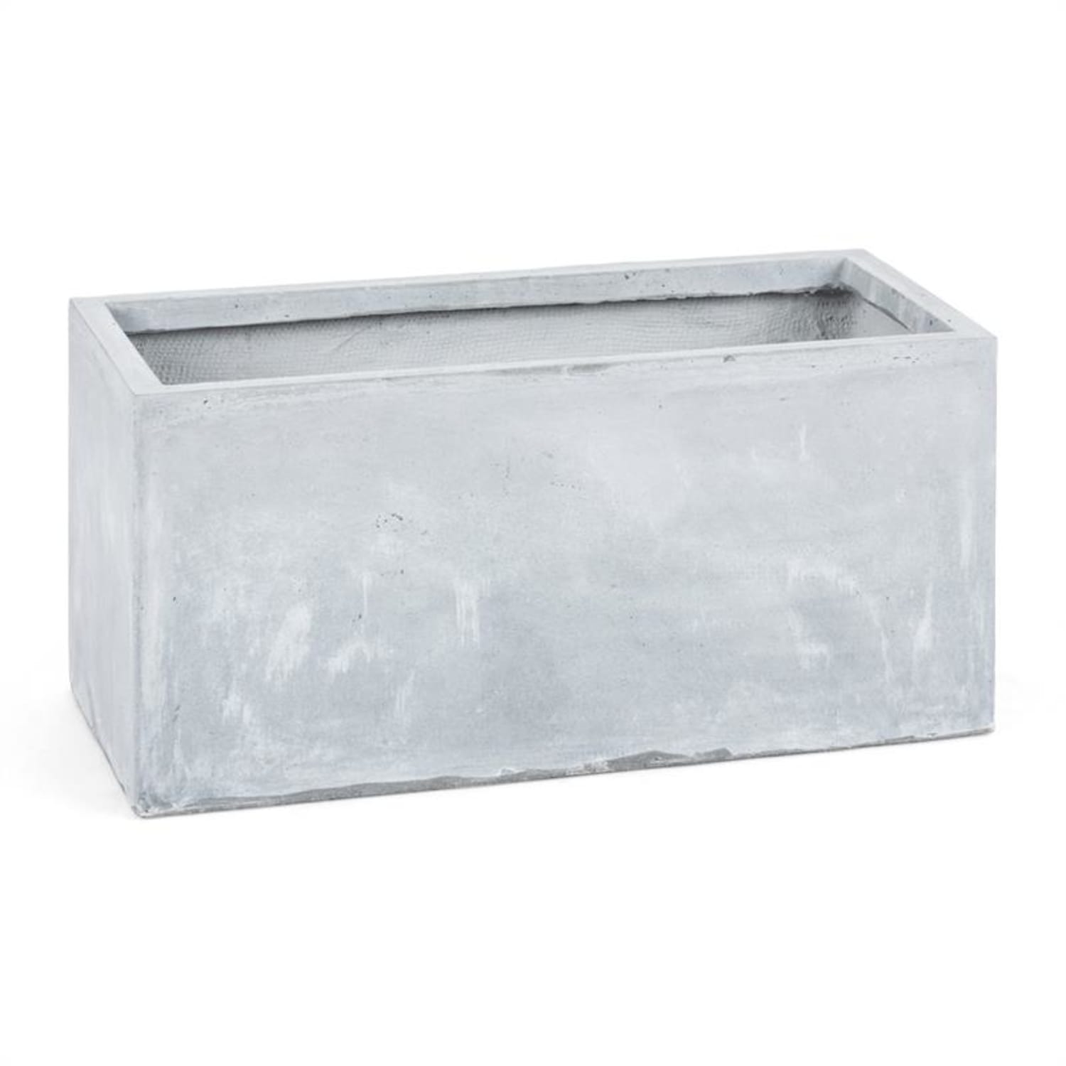 Solidflor Pflanzkübel Pflanzgefäß 79,5x38x38 cm Fiberton grau