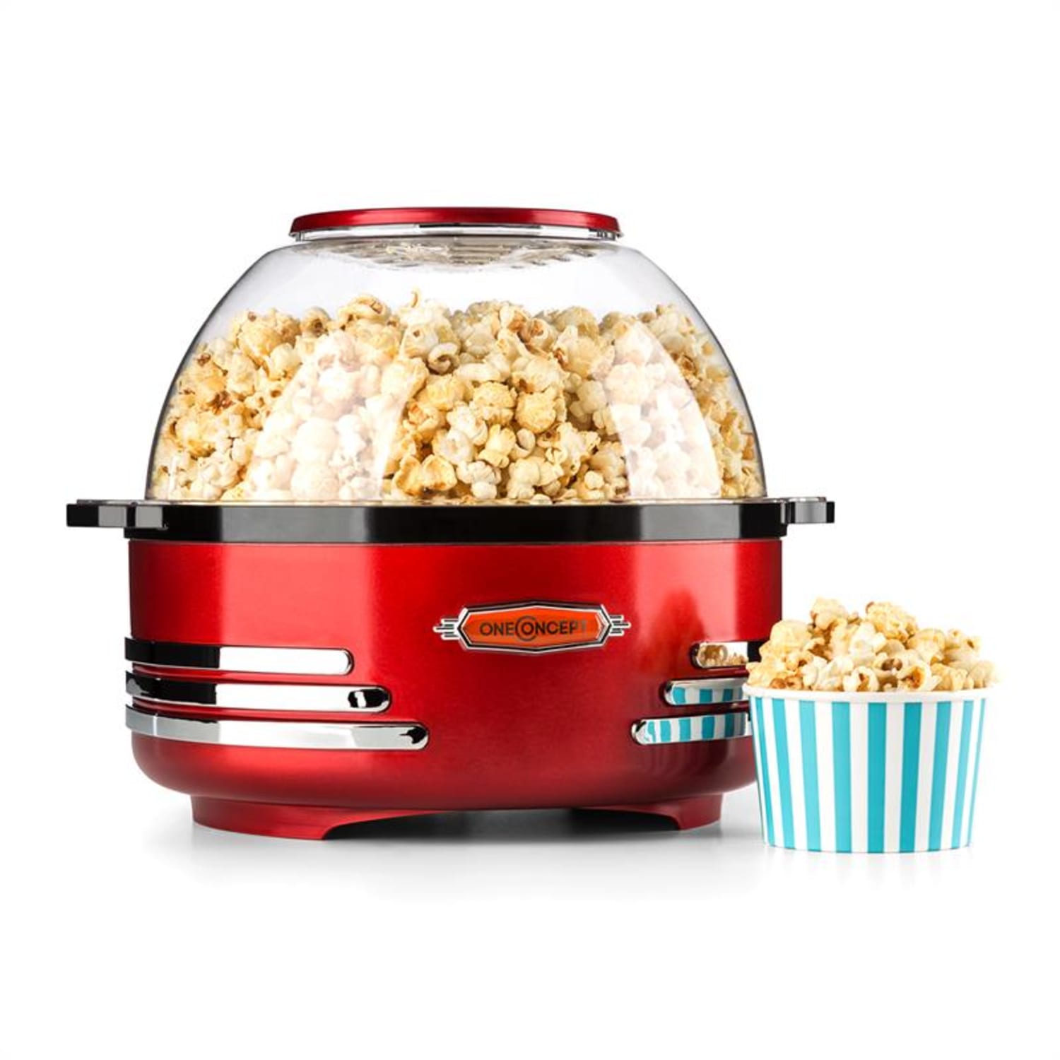 Couchpotato Popcornmaschine elektrischer Popcorn-Bereiter rot