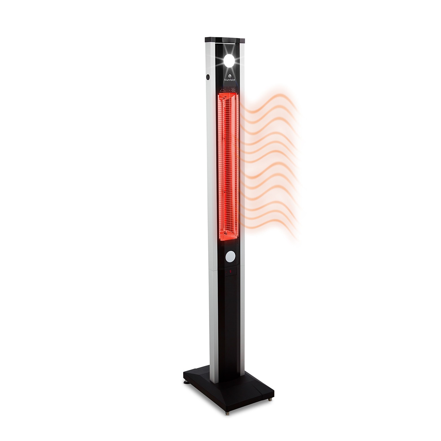 Aspire grijač za terasu Infracrveni ugljik 1800W IP34 zakretna ruka