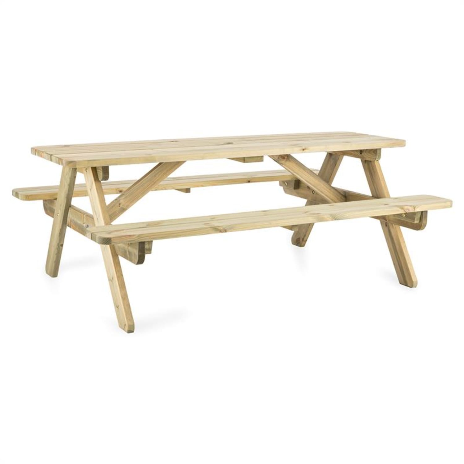 180 table pique-nique mobilier jardin table banc 32mm bois FSC