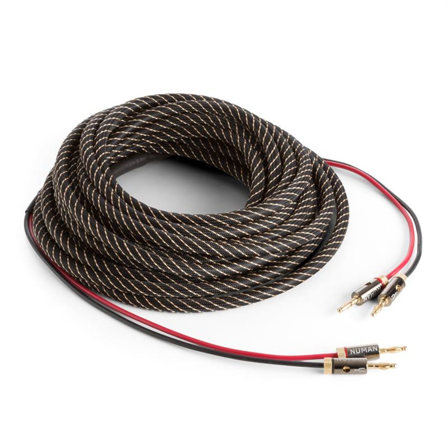 Câble pour enceinte HiFi - OFC Cuivre 2 x 3,5mm² 10m Gaine textile