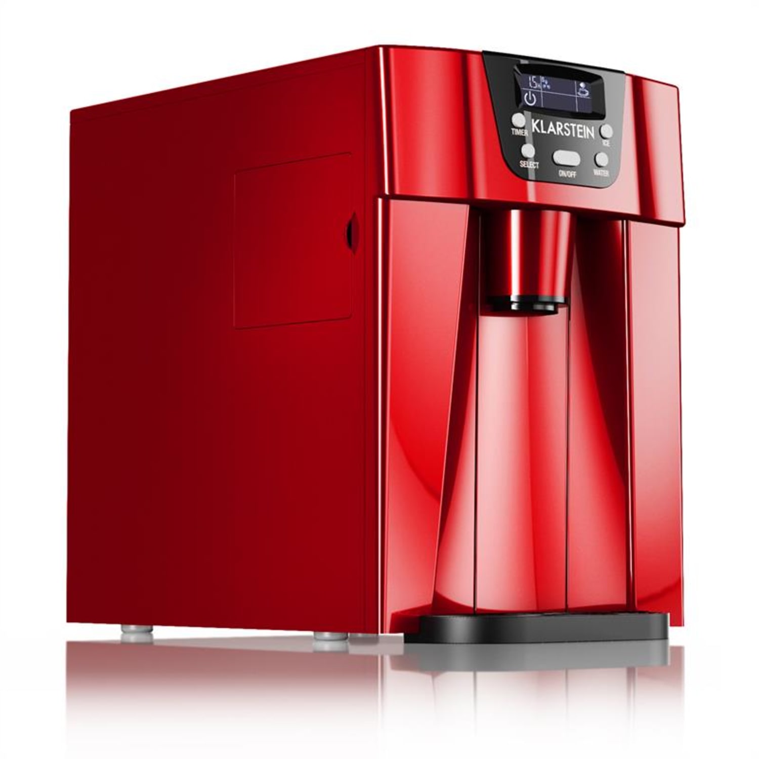 Ice Volcano 2G Eismaschine LED 12kg je 24h 2l 6-12min rot