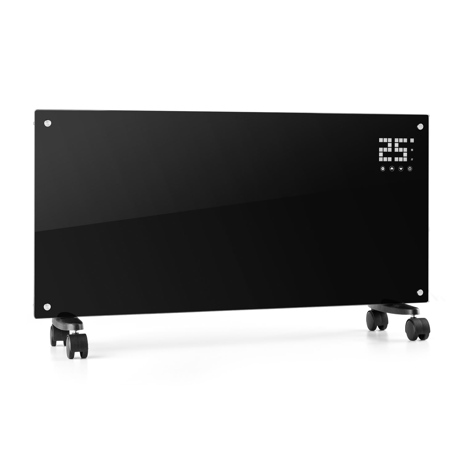 Bornholm, konvektor, 2000 W, LED displej, 2 stupne ohrevu, čierny