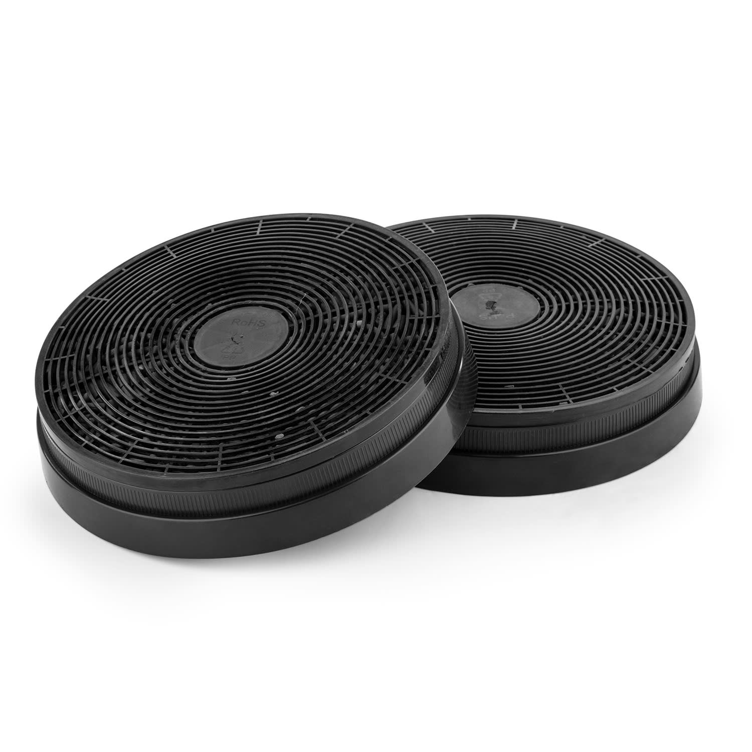 Aktivkohlefilter für Dunstabzugshauben Ersatzteil 2 Filter Ø17,5 cm