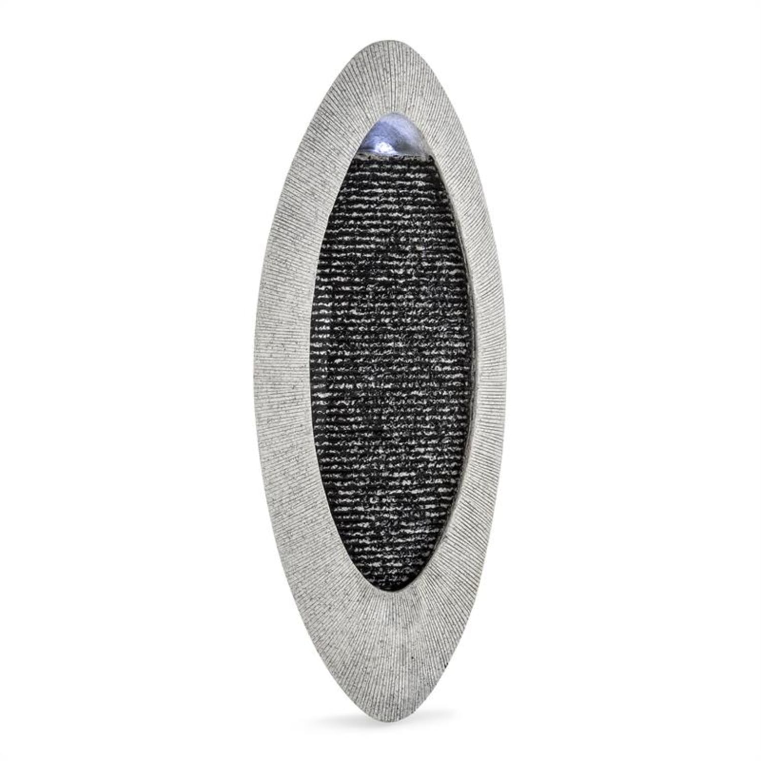 Gavarnie Fuente de pared LED 37,5x89,5x9 cm oval 6W bomba IP 67