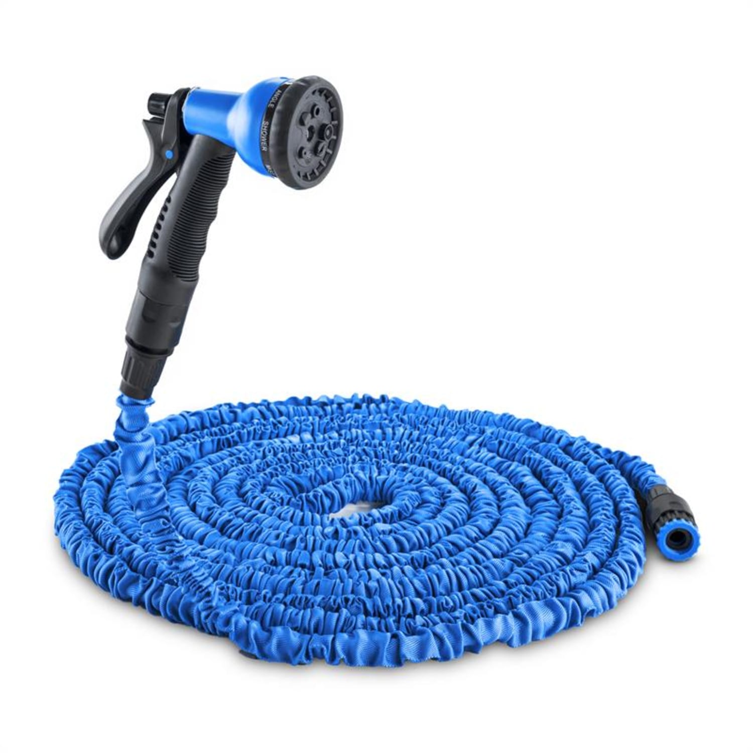 Flex 22 Tuyau d'arrosage flexible pour jardin 8 fonctions 22,5 m - bleu