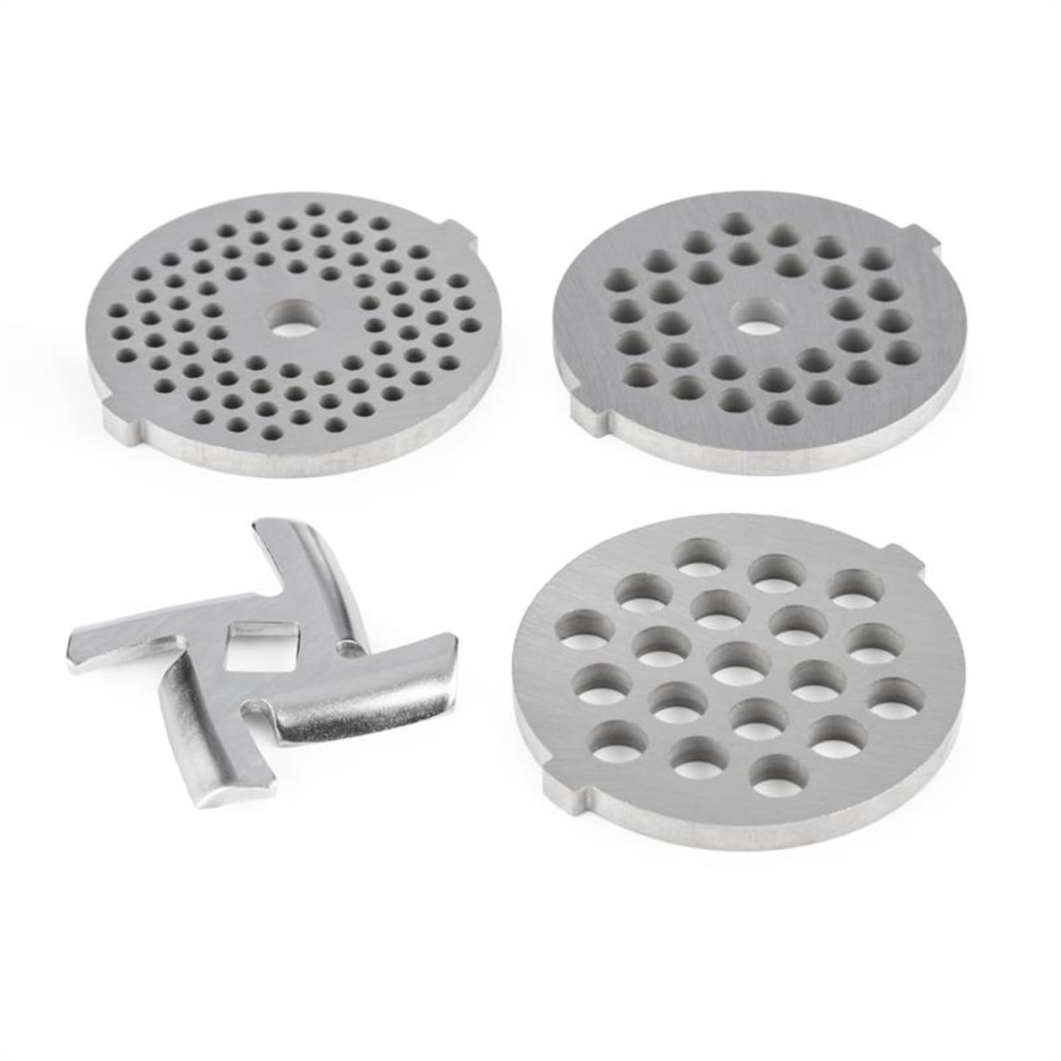 Set 4 disques perforés accessoire hachoir pour robot de cuisine Lucia