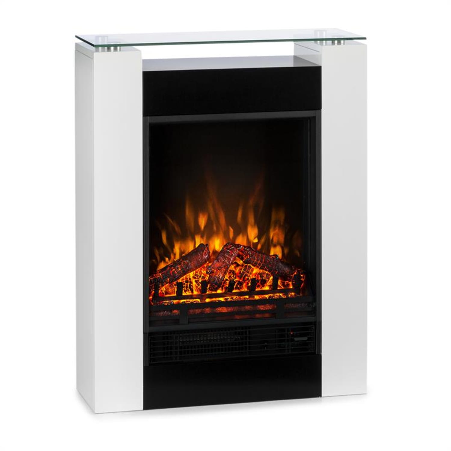 Studio 5 Electric Fireplace Fan Heater 900/1800 W Remote Control
