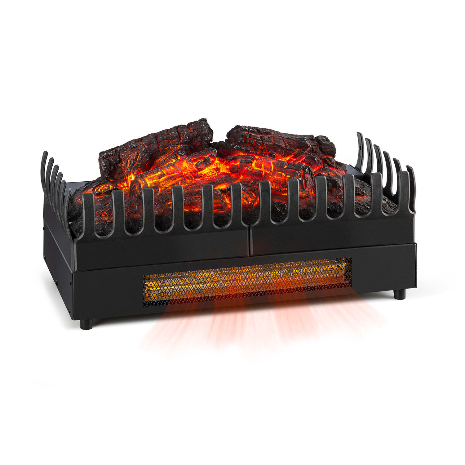 Kamini FX, elektrický krb, krbová vložka, 1000/2000 W, 2 W LED, čierny
