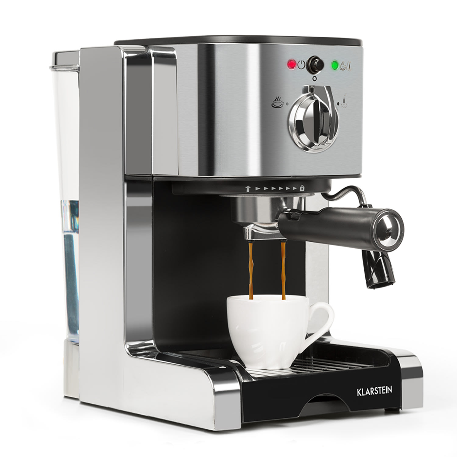 Passionata 20 Espressomaschine 20 bar 6 Tassen 1,25 Liter Milchschaum