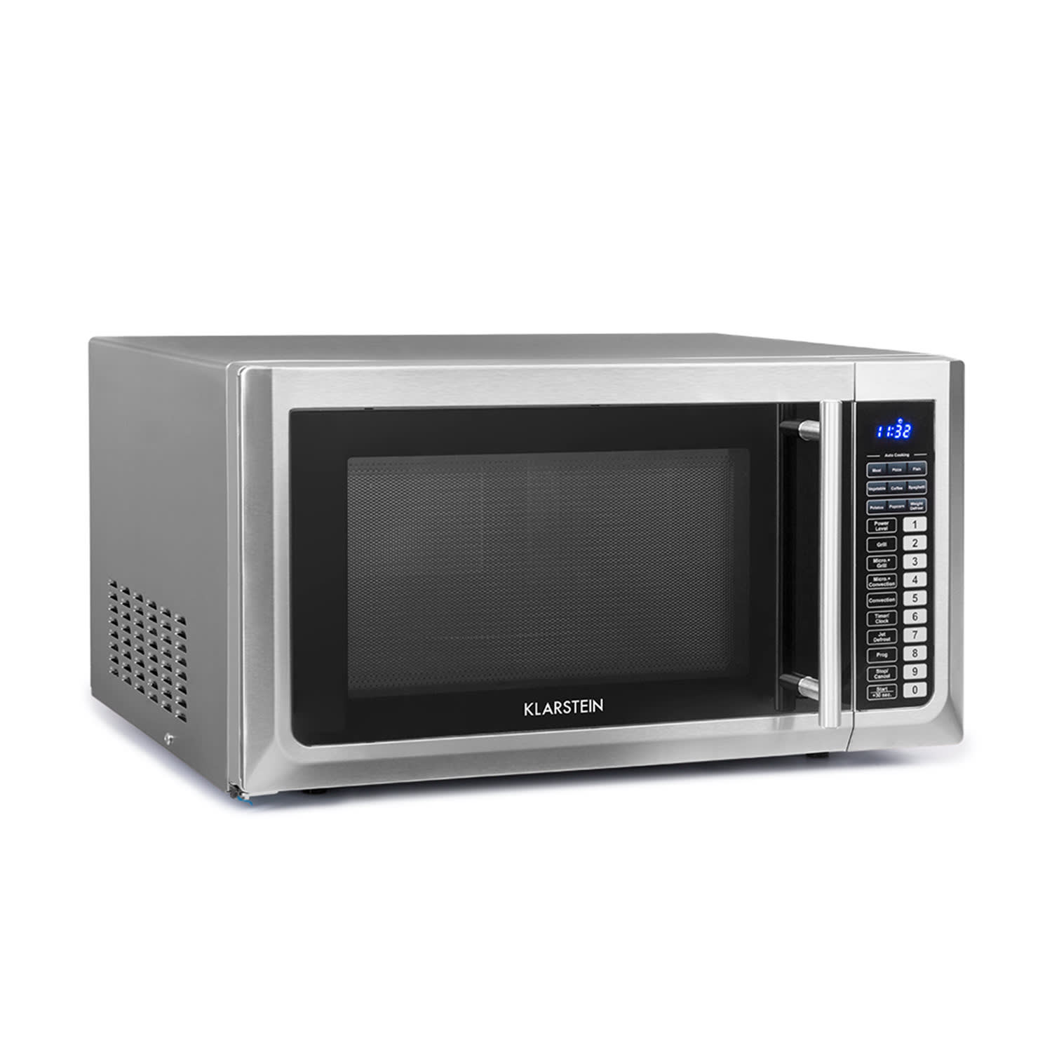 Brilliance Pro Mikrowelle 43 Liter Grill Umluft Touchpanel Edelstahl