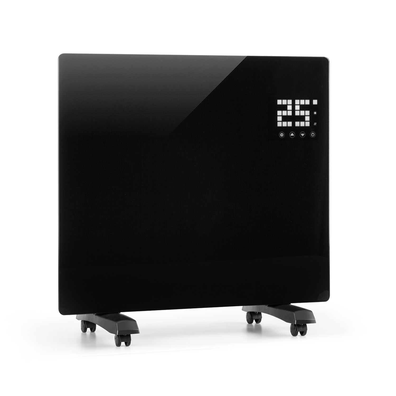 Bornholm Single konvekciós hősugárzó, termosztát, időzítő, 1000 W, fekete