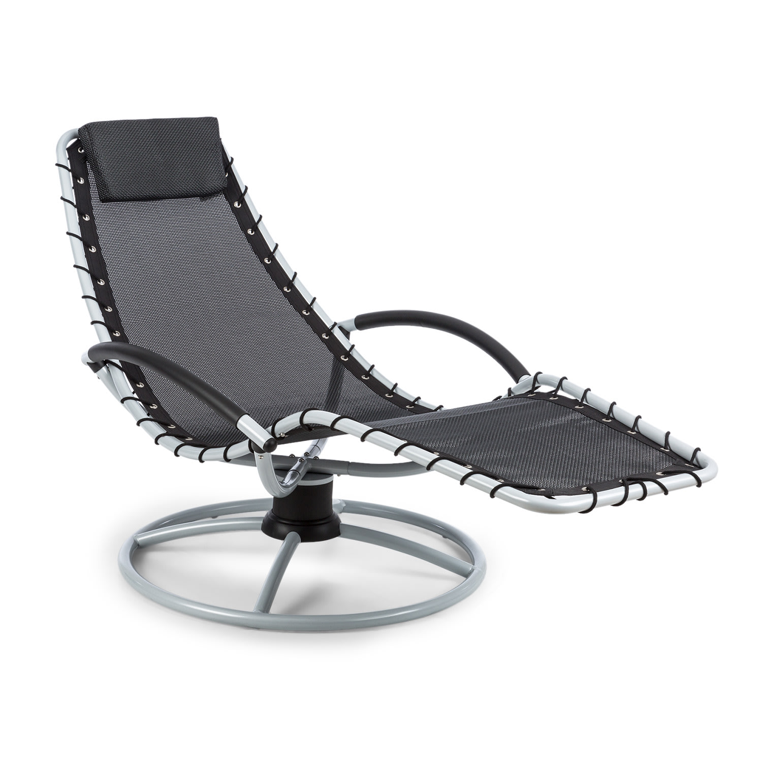 The Chiller, leżak ogrodowy bujany, 77 x 85 x 173 cm, 360 Comfort, ComfortMesh