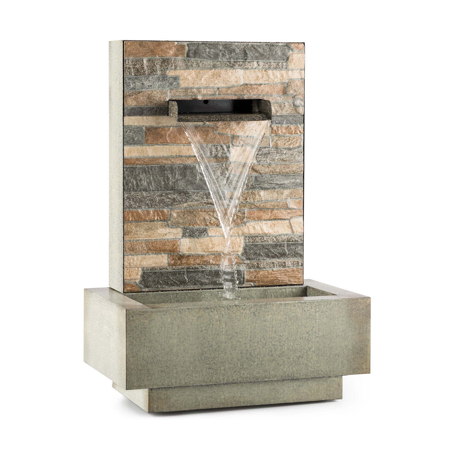 Watergate Gartenbrunnen In/Outdoor 15W Pumpe 10m Kabel verzinkt