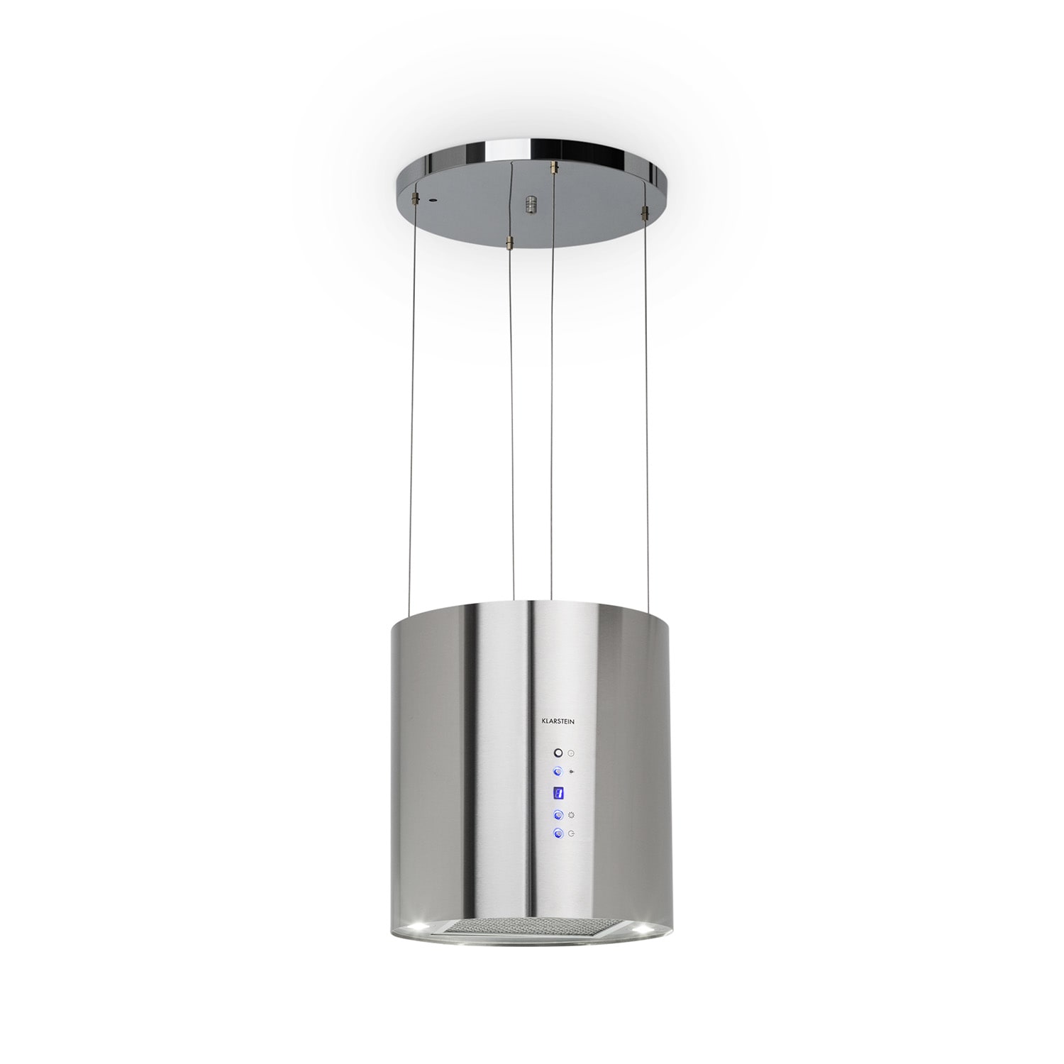 Barett island hood Ø35cm recirculation 558 m³/h LED activated charcoal filter