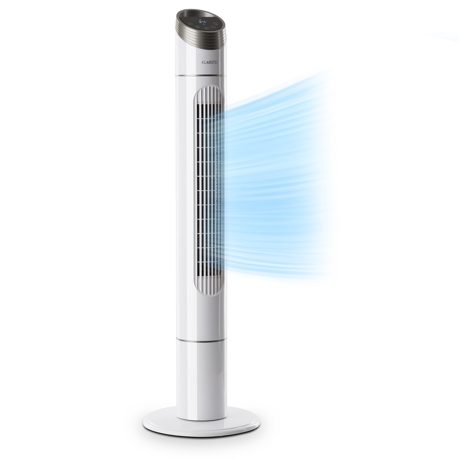 Sky High, stĺpový ventilátor, 40 W, 276 m³/h, 75° oscilácia, 3 režimy, biely