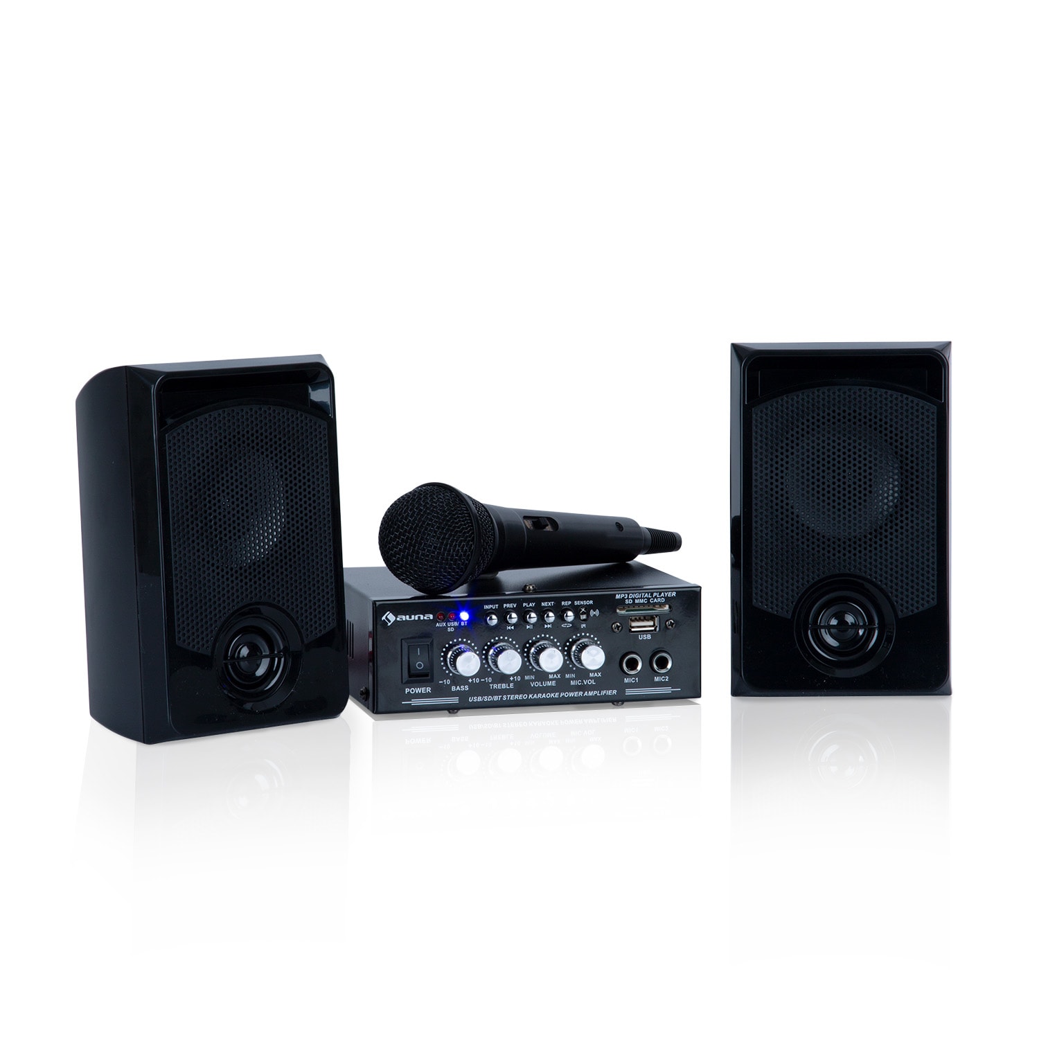 Karaoke Star 1 Set de karaoke 2 x 50 W máx. BT USB/SD Line-in