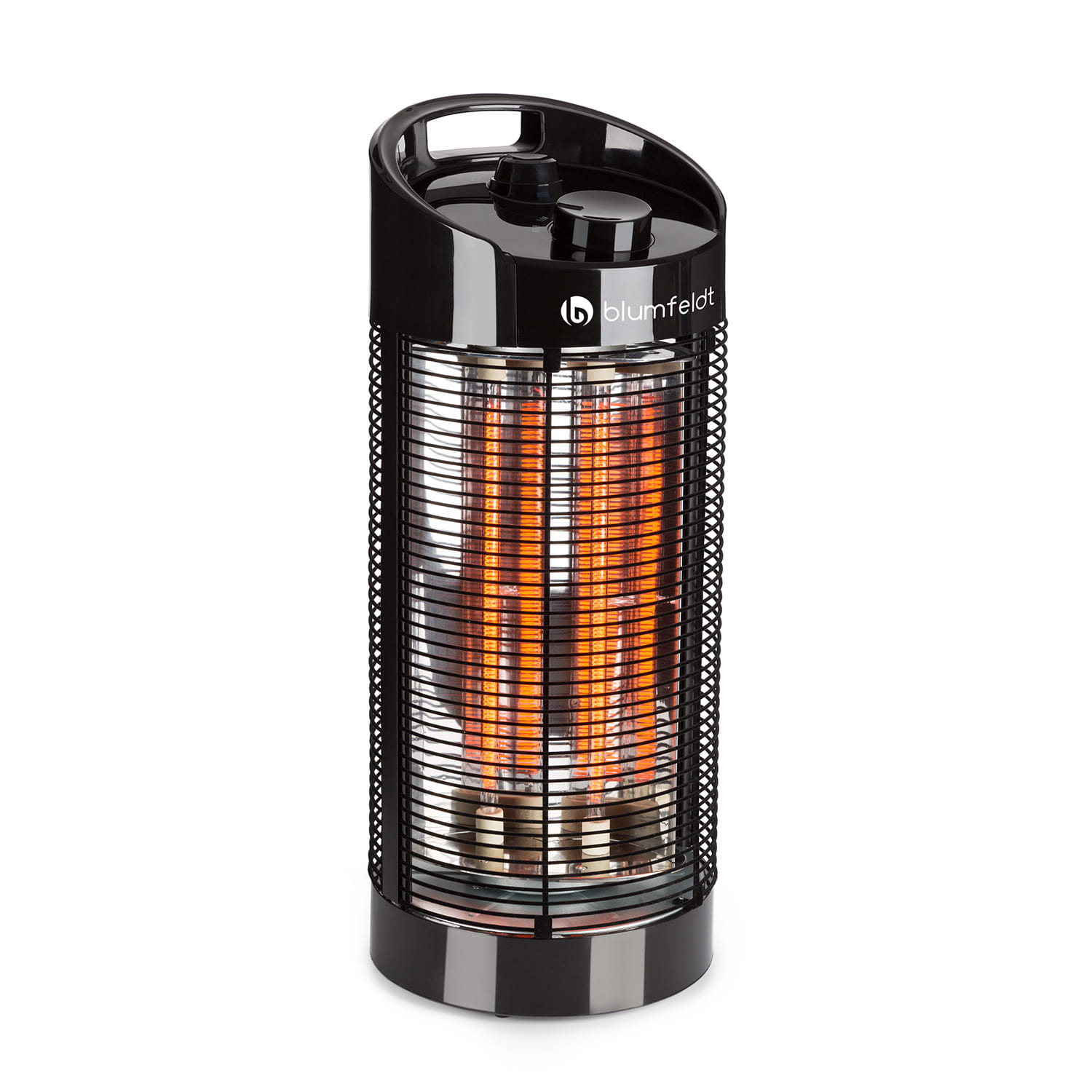 Heat Guru 360 Standheizstrahler 1200/600W 2 Heizstufen IPX4 Oszillation