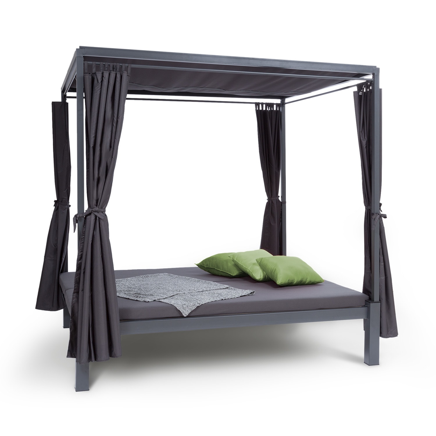 Senator Lounge Tumbona de jardín 188x208x205 cm Toldo Gris