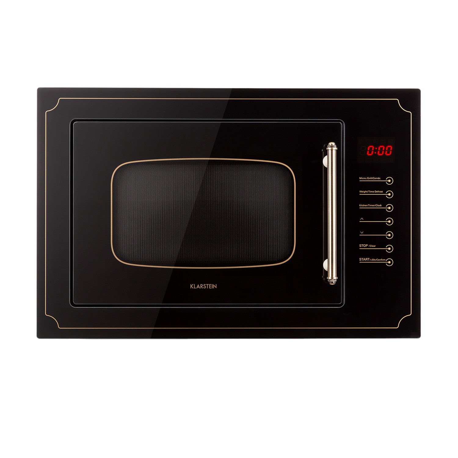 Victoria 25, beépíthető mikrohullámú sütő, 25 l, 900 W, grill: 1000 W, fekete