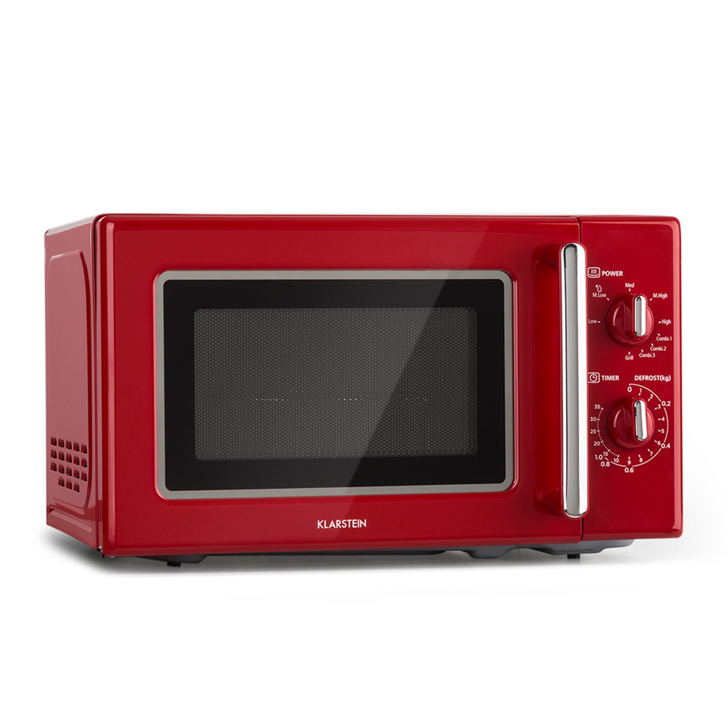 Caroline magnetron grill | 20 liter | 700 W magnetron / 1000 W grill | draaiplateau Ø 25,5cm | QuickSelect | retro design