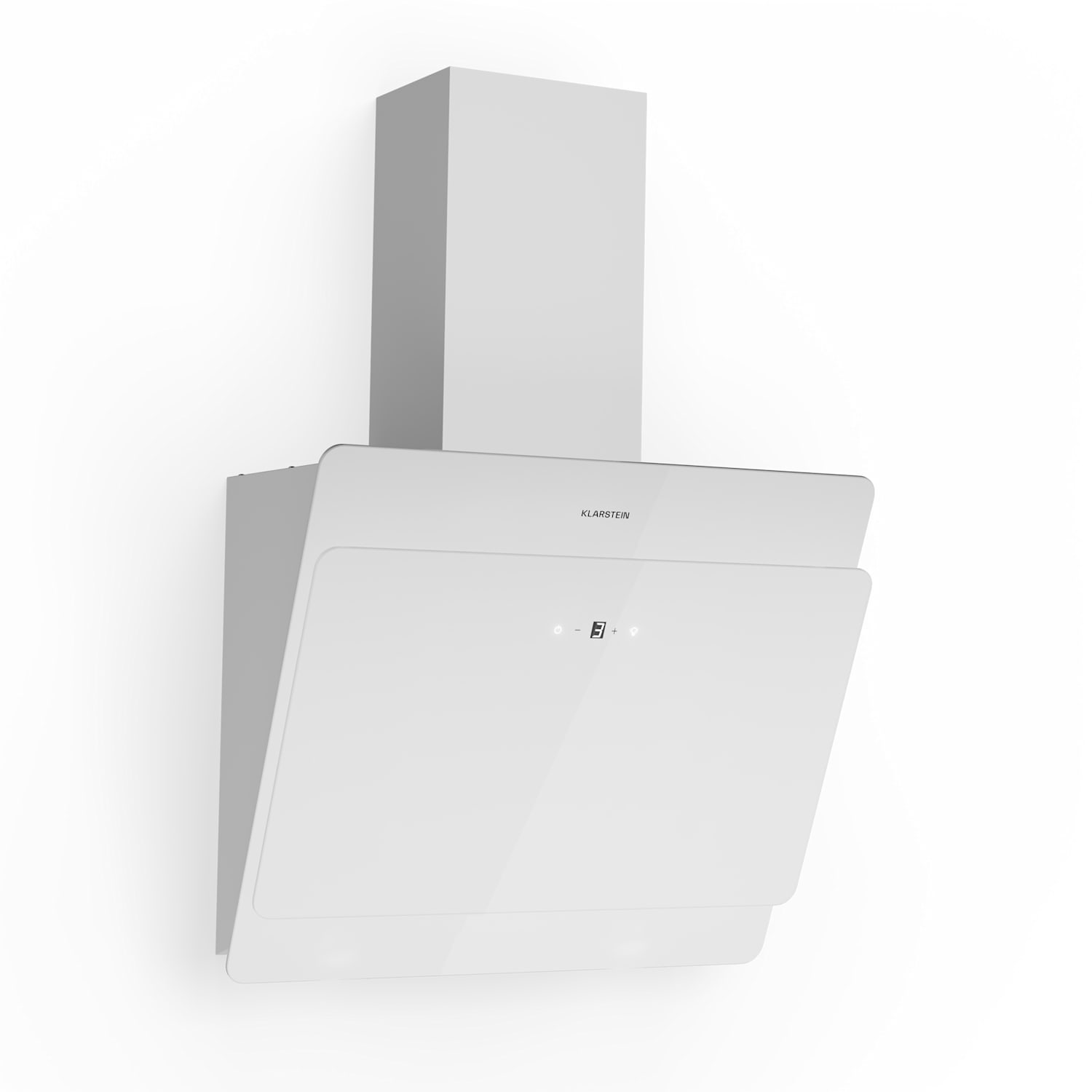 Aurica 60, digestor, 60 cm, 610 m³/h, LED, dotykový, sklo, biely