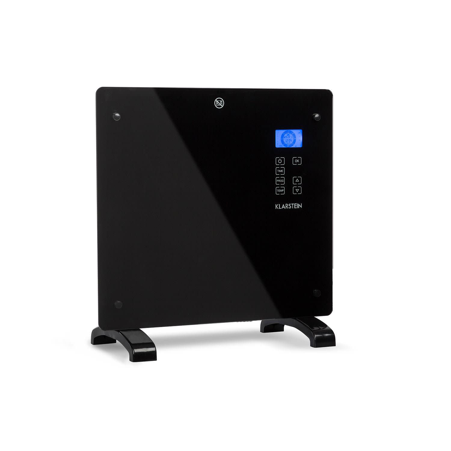 Norderney Convector Termostato Temporizador 1000W 20m² Negro