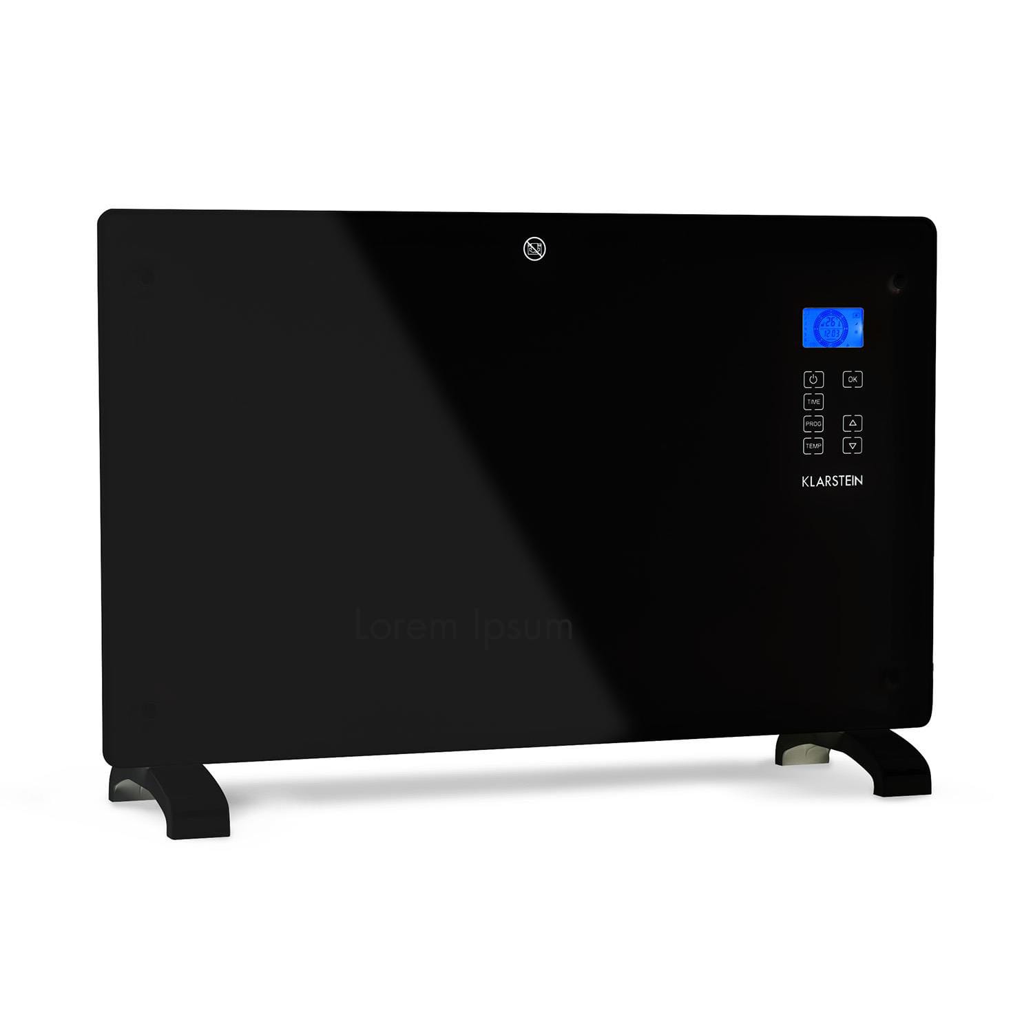 Norderney Konvektions-Heizgerät Thermostat Timer 2000W 30m² schwarz