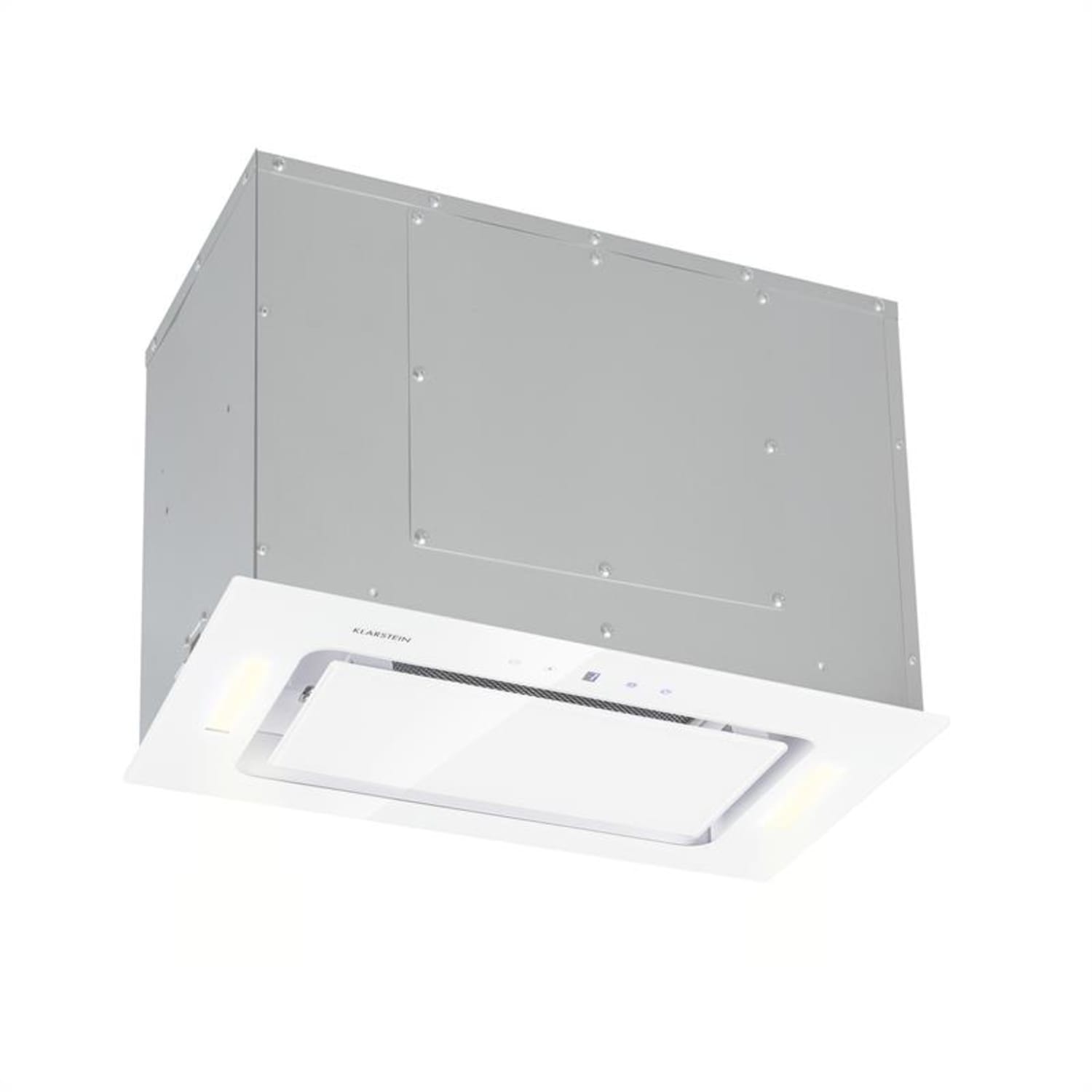 Hektor Dunstabzugshaube Einbau 52cm Abluft: 530 m³/h LED Touch Glas