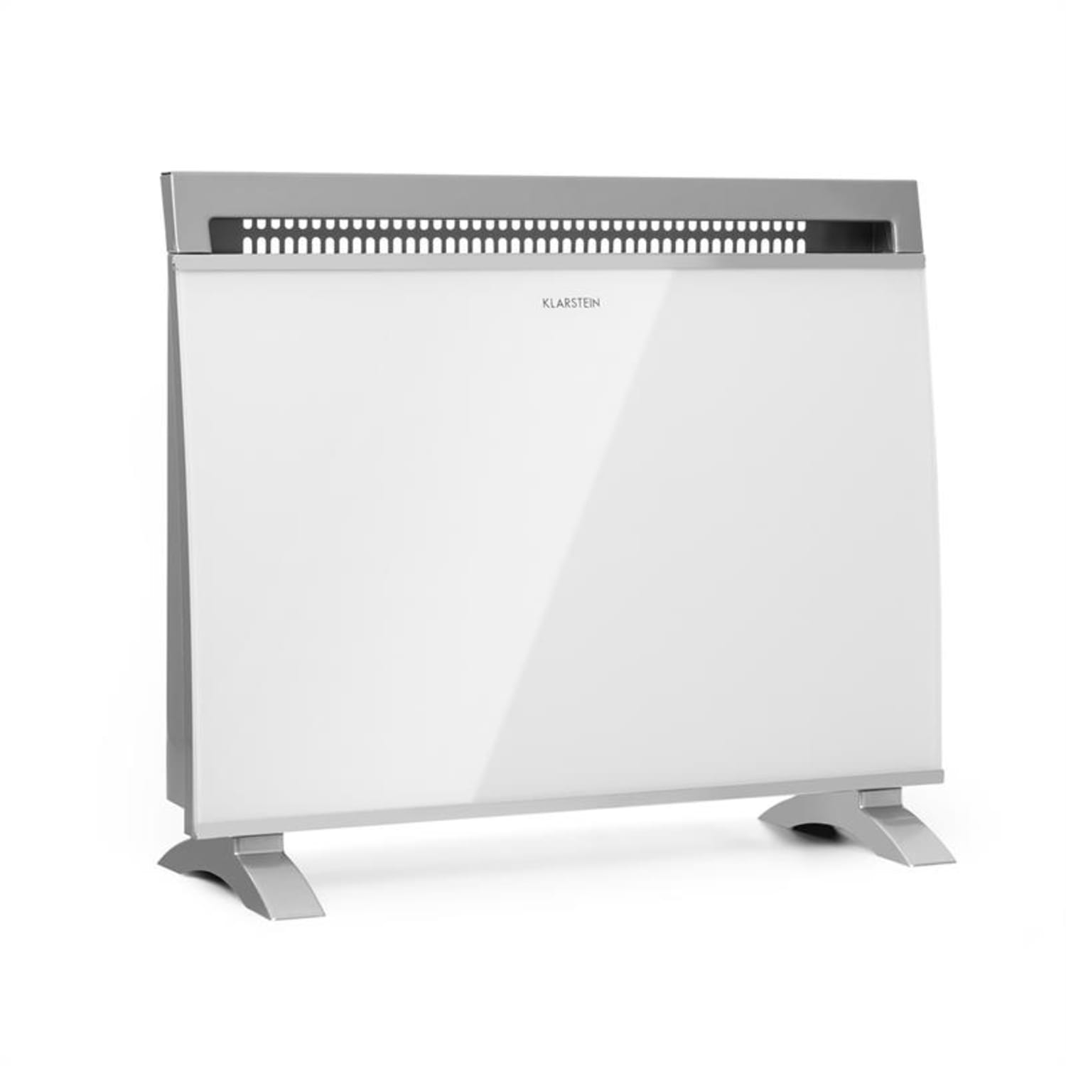 Gotland, konvektor, skleněný, 600/900/1500 W, samostatně stojící, bílý