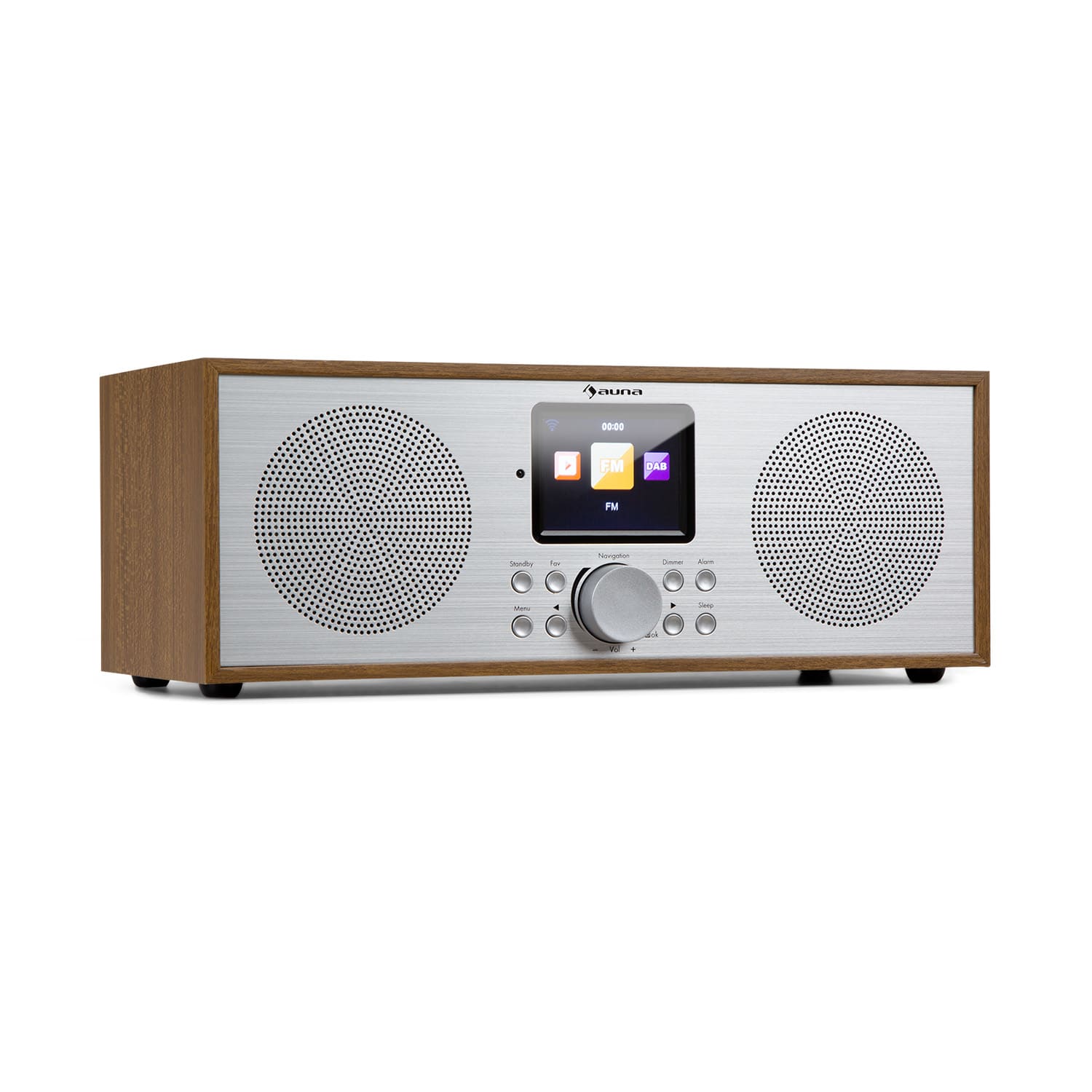 Silver Star Stereo Internet DAB+/FM Radio, WiFi, BT, DAB+/FM, Oak