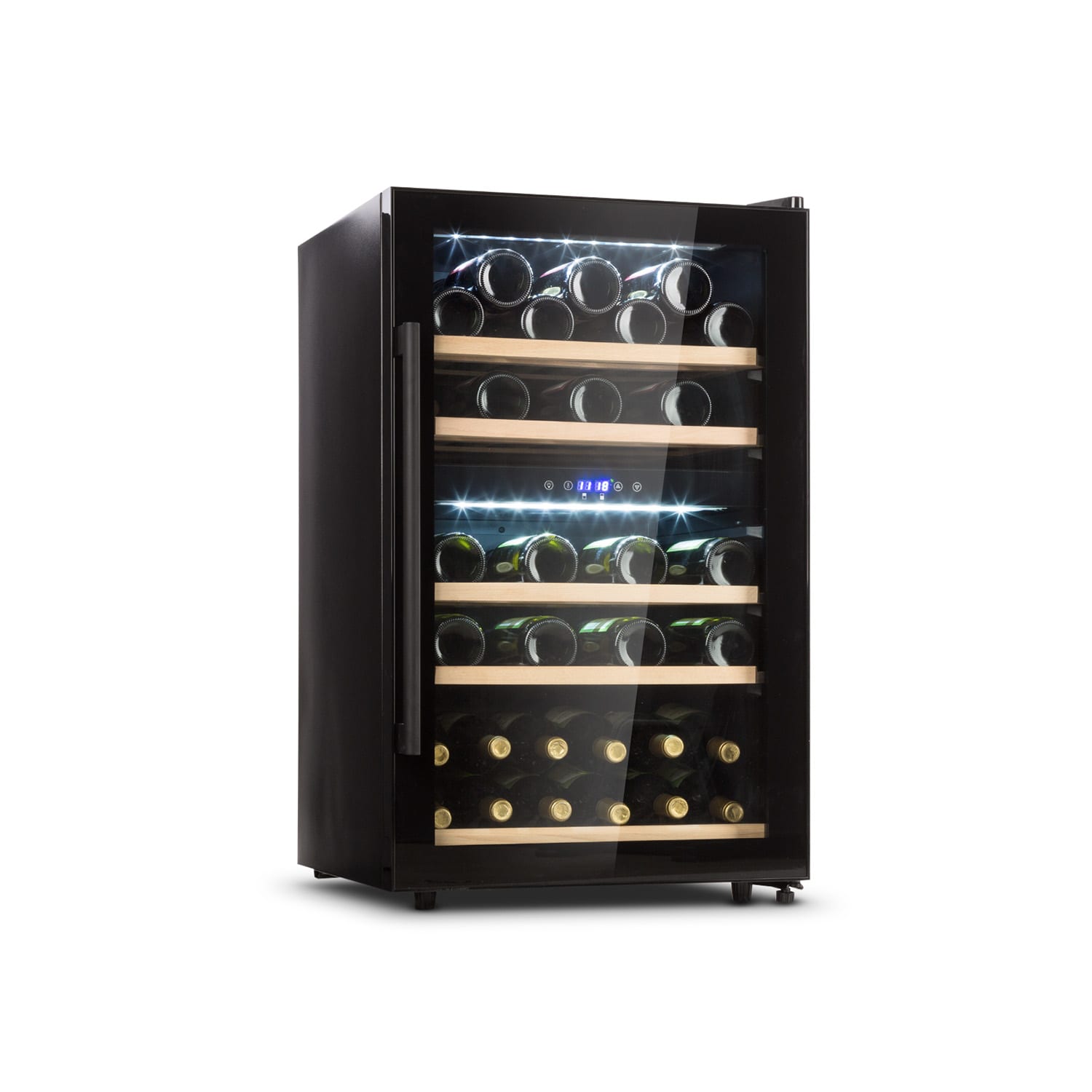 Barossa 40D, vinska omara, 2 coni, 135 l, 41 steklenic, steklena vrata, na dotik