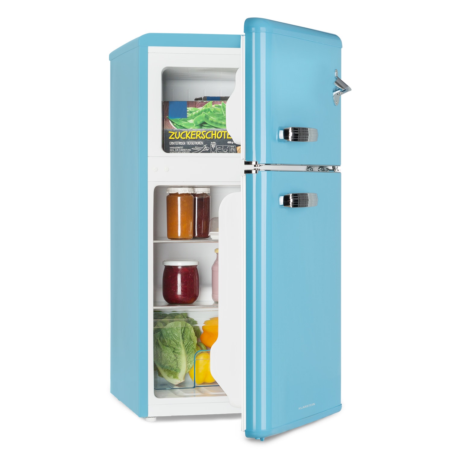 Irene koel-vriescombinatie 85 liter retro design