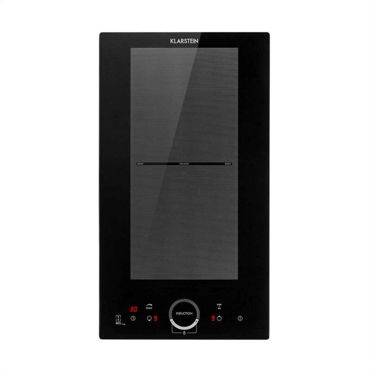 Delicatessa Slim Domino Induktionskochfeld 3500W Timer schwarz