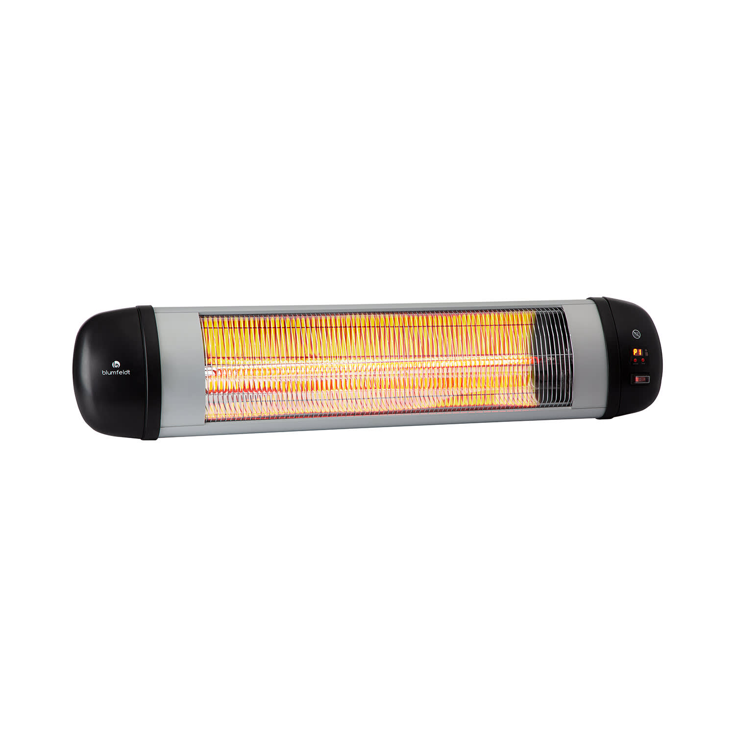 Rising Sun Zenith, infracrvena grijalica, 2500 W, IP34, daljinski upravljač, srebrna