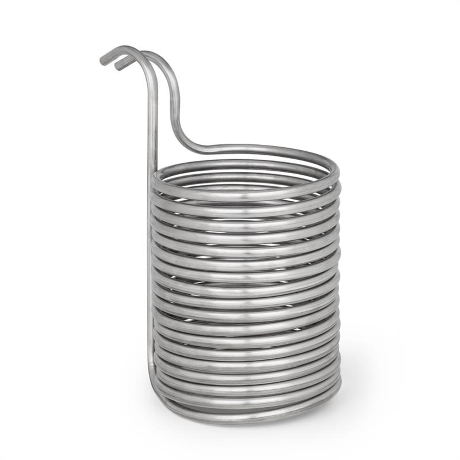 Chiller 12, ponorný chladič, sladový chladič, Ø 21.5 cm, 18 závitov špirály, nerezová oceľ 304