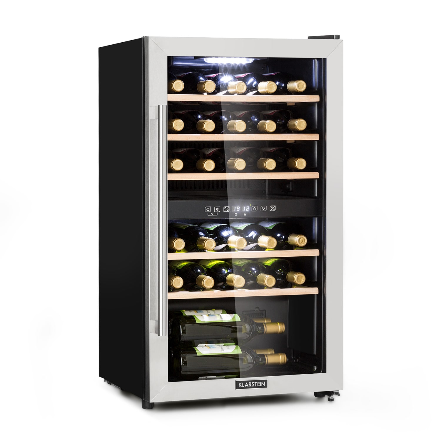 Vinamour 29D, vinotéka, 2 zóny, 80 l, 29 fliaš, 5-22°C, dotykové ovládanie