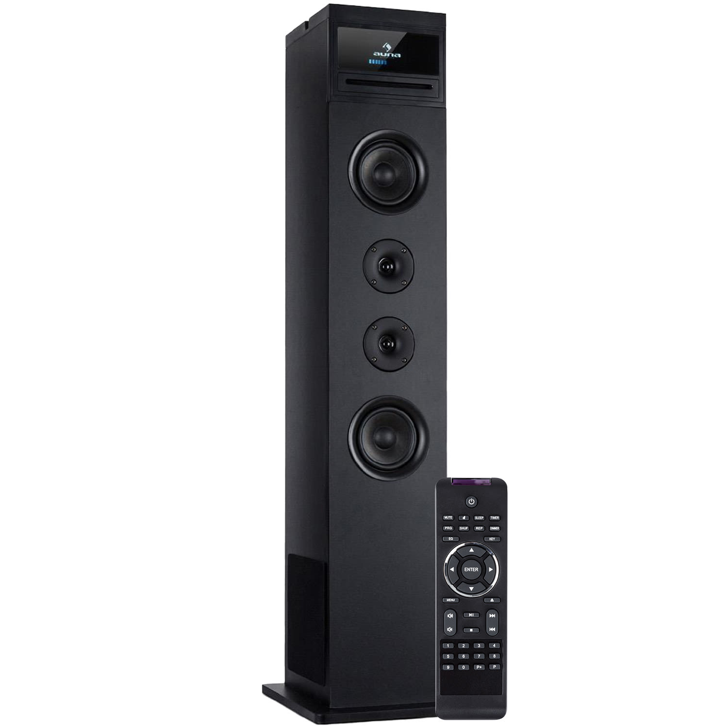 Karaboom 100 Wifi, věžový reproduktor, internetové rádio, DAB+, BT, 120 W, černý