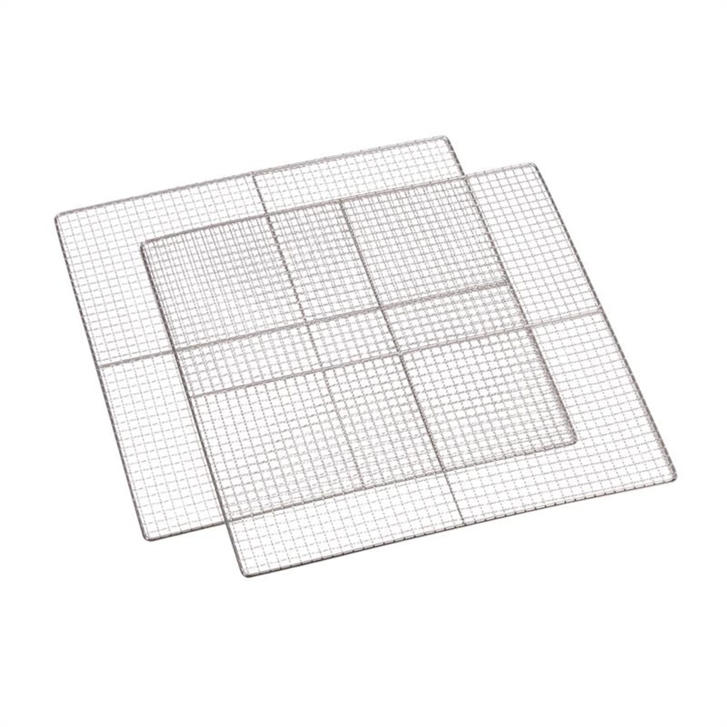 Master Jerky Dehydrator Accessories Replacement 2 Pieces 40x40 cm Stainless Steel