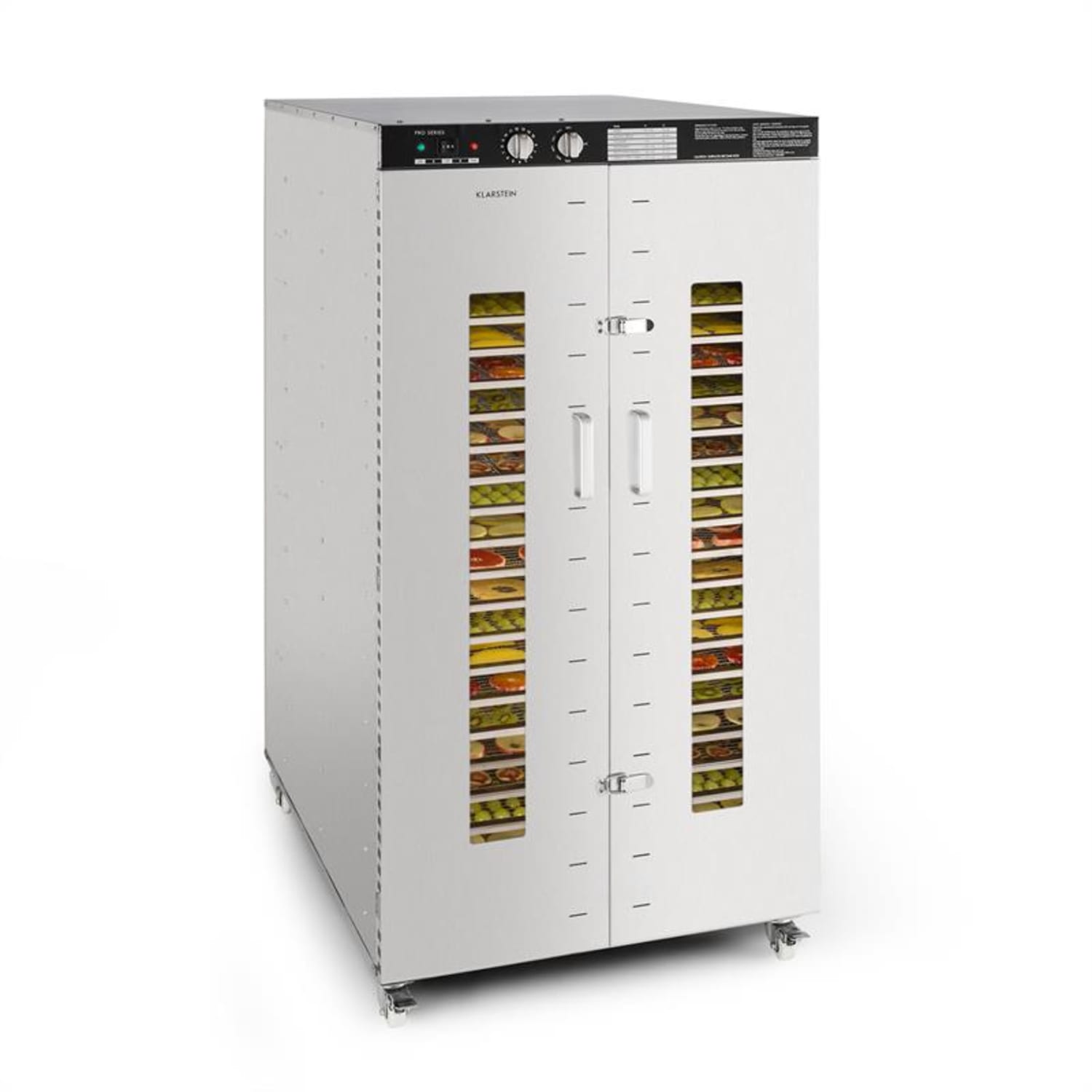 Master Jerky 24, szárítógép, 4500 W, 40 - 90 °C, 15 órás időzítő, nemesacél, ezüst