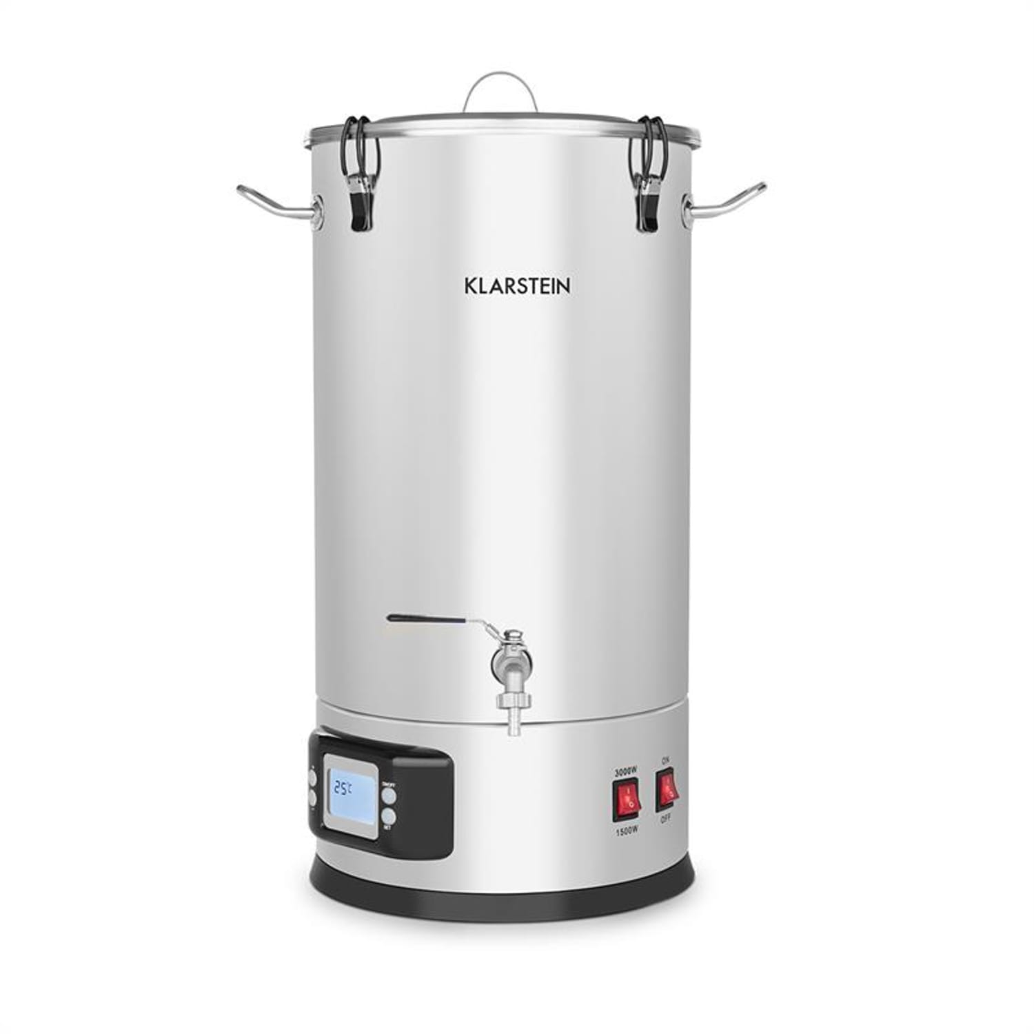 Maischfest, sladový kotol, 5 dielov, 1500/3000 W, 30 l, LCD, ušľachtilá oceľ