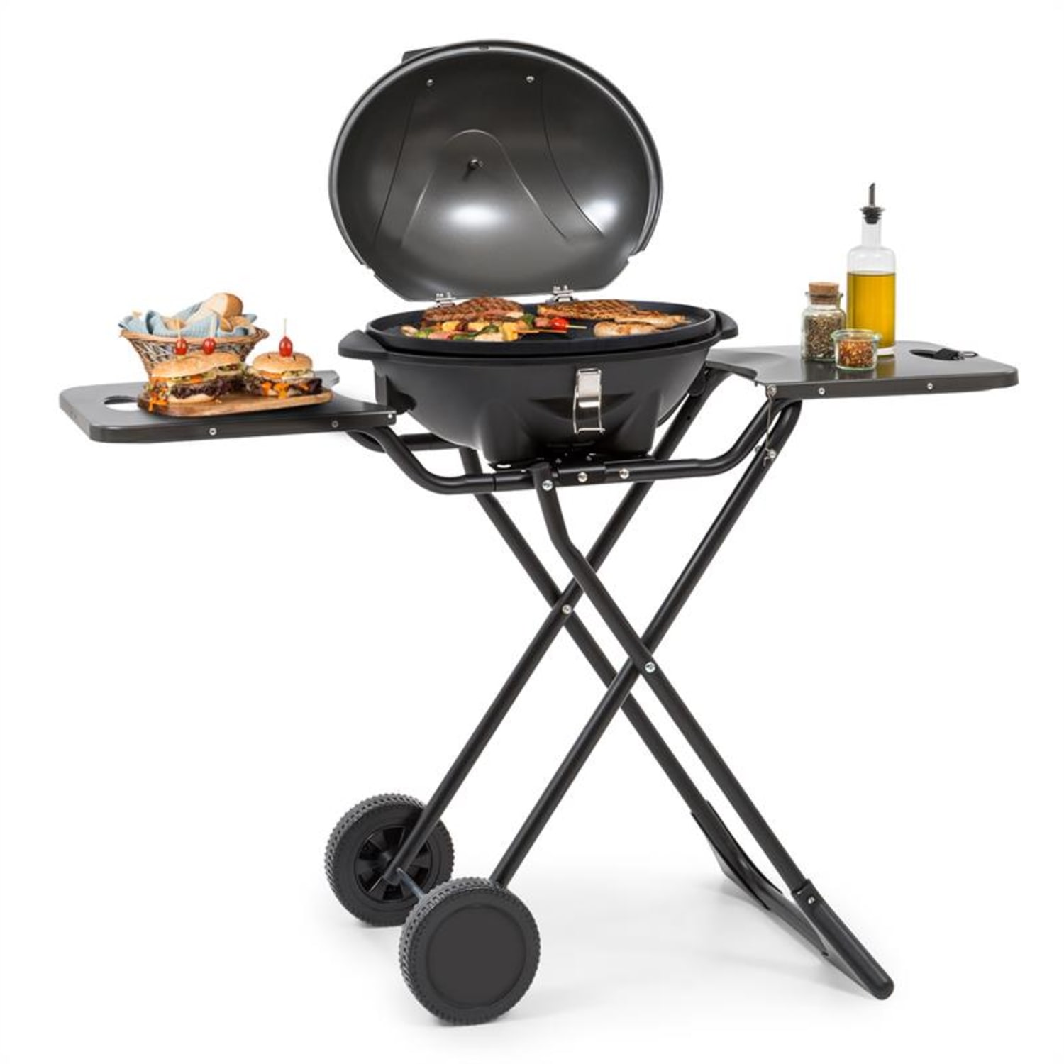 Tafelspitz Elektrogrill 2000/2400 W Antihaftbeschichtung faltbar mobil