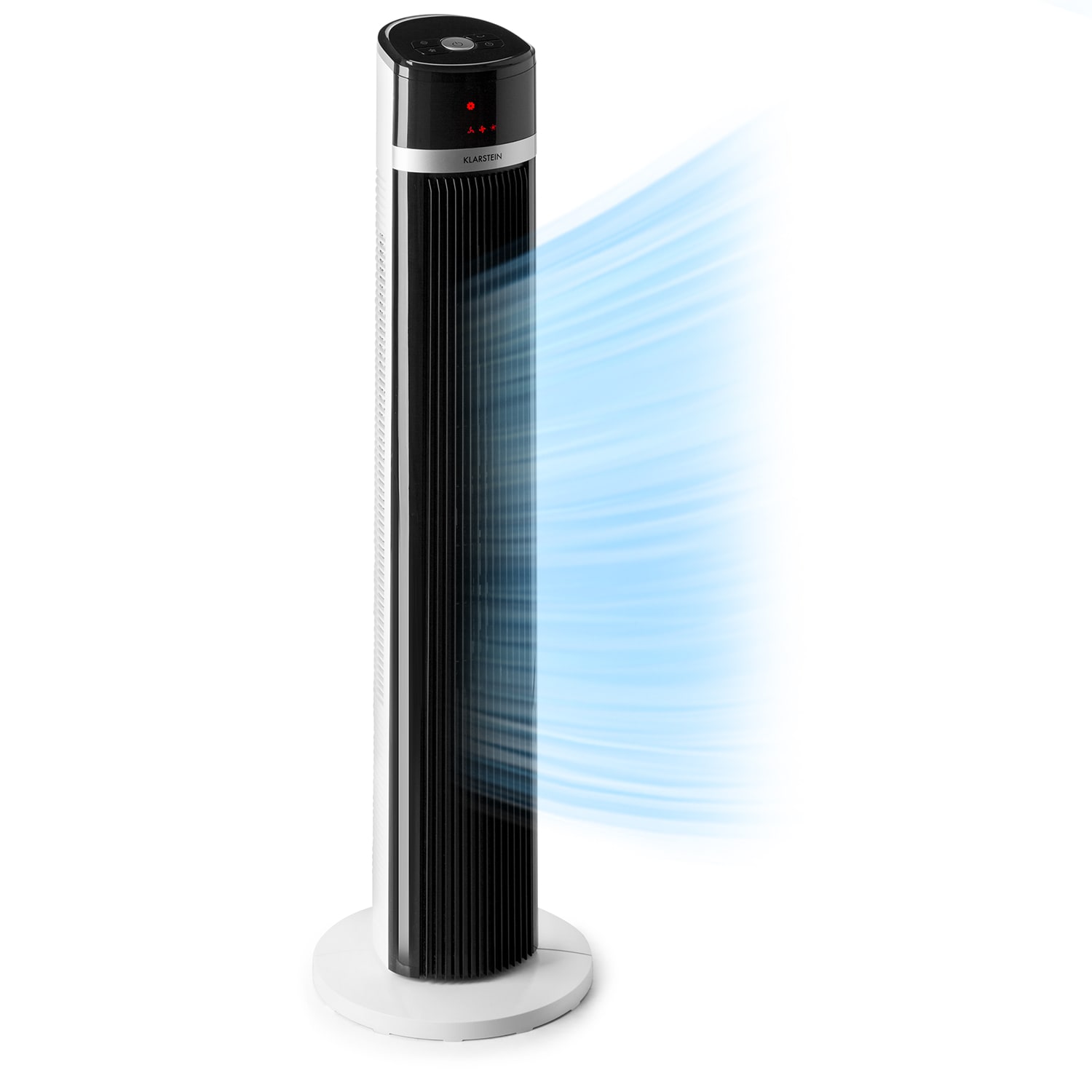 IceTower ventilateur sur pied 36 watts minuterie 3 modes télécommande blanc